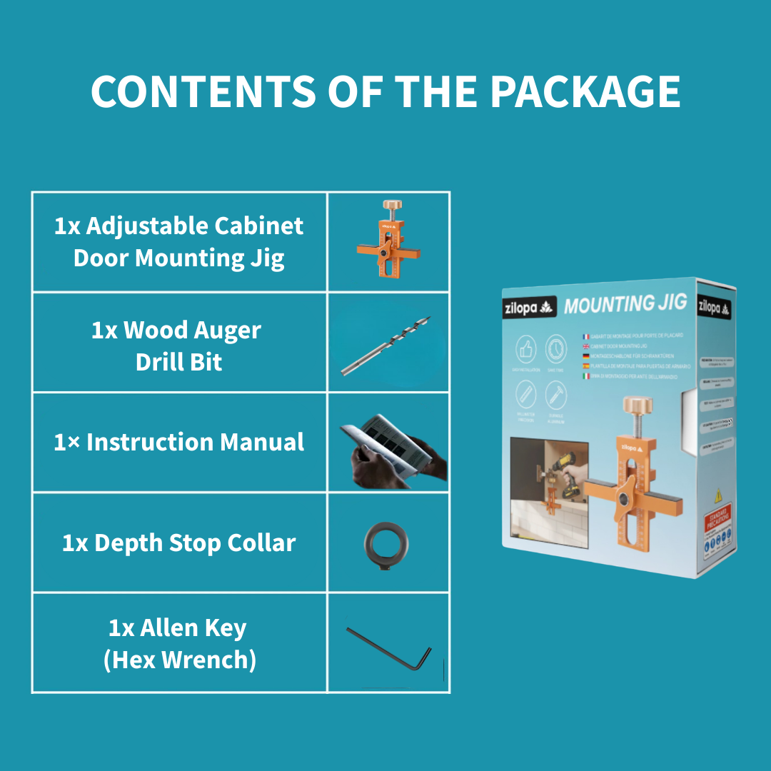 Cabinet Door Mounting Jig
