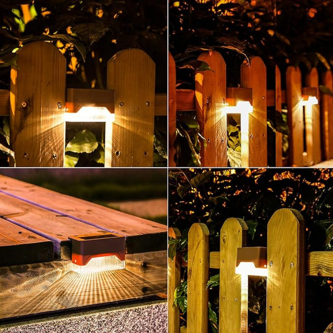 Lampes solaires autocollantes