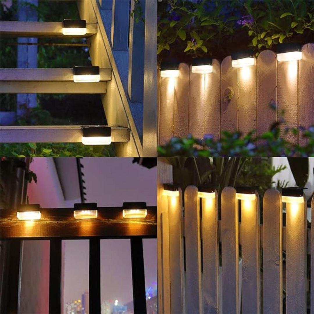 Lampes solaires autocollantes