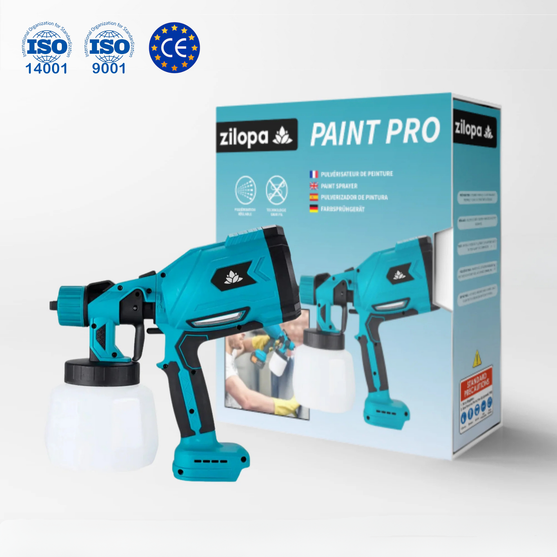 Pulvérisateur de peinture - Makita - Sans fil - 210W - 1000ML - Motifs Pulvérisateur de peinture - Makita - Sans fil - 210W - 1000ML - Motifs